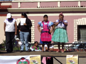 Campaña popular contra la violencia hacia las mujeres y el  feminicidio en Chiapas