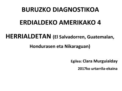 LGBTI Komunitatearen Egoerari Buruzko Ertamerikan Diagnostikoaren Argitaratzea