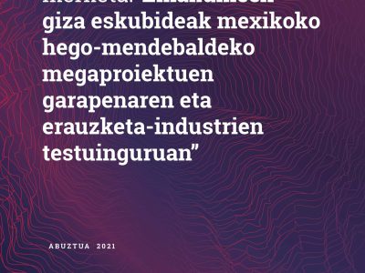 “Emakumeen giza eskubideak… Mexikoko hego-mendebaldean” ikerketaren argitalpena