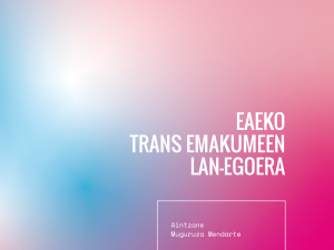 EAEko trans emakumeen lan egoeraren inguruko txostena