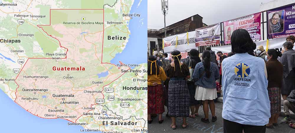 Giza Eskubideak defendatzen dituzten pertsona, erakunde eta komunitateen babes osoa Guatemalan