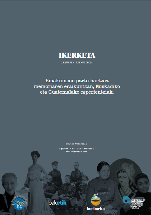 Emakumeen parte-hartzea memoriaren eraikuntzan, Euskadiko eta Guatemalako esperientziak