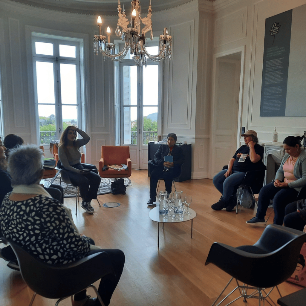Encuentro de mujeres vascas y latinomericanas en Aiete