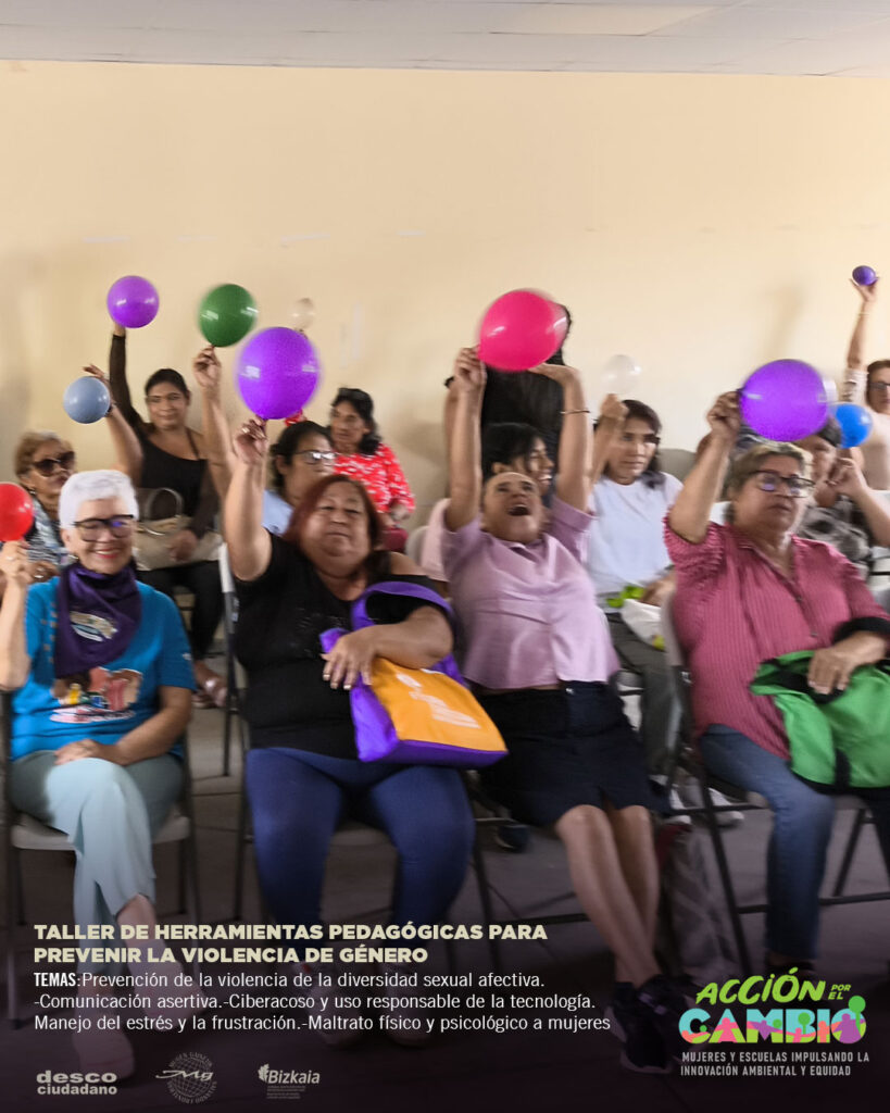 Acción por el cambio: Mujeres impulsando iniciativas transformadoras en escuelas y comunidades en Lima Sur y Bizkaia