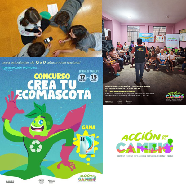 Acción por el cambio: Mujeres impulsando iniciativas transformadoras en escuelas y comunidades en Lima Sur y Bizkaia