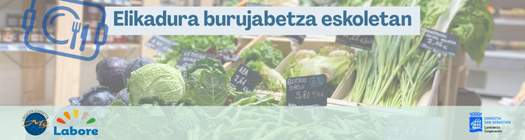Donostiako eskola-jangelak elikadura burujabetza eredurantz