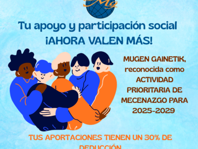 Nuestra actividad es reconocida como prioritaria de mecenazgo