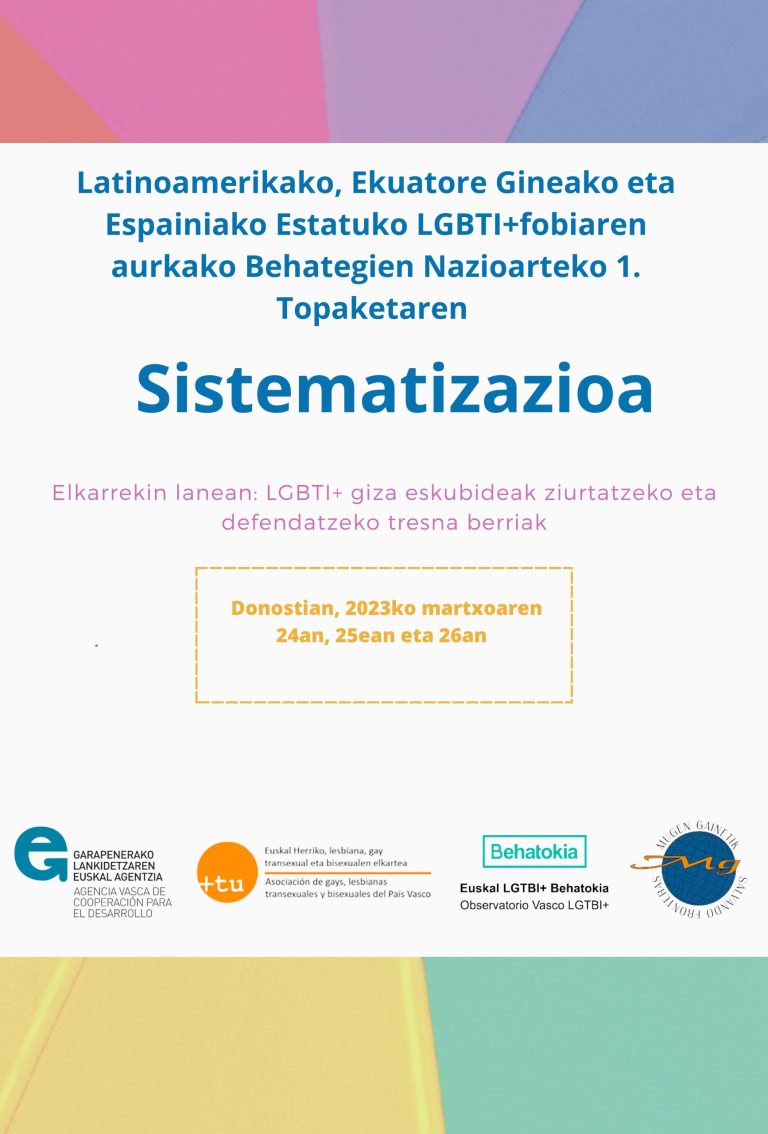 BehatokienTopaketaSISTEMATIZAZIOA